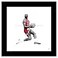 Trends International Gallery Pops Michael Jordan Iconic Jordan Wall Art Wall Poster 12 x 12 Black Frame Version