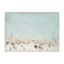 DesignOvation Kate and Laurel Sylvie Turquoise Beach from Above 2 Framed Canvas Wall Art by Amy Peterson Art Studio 28x38 White