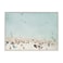 DesignOvation Kate and Laurel Sylvie Turquoise Beach from Above 2 Framed Canvas Wall Art by Amy Peterson Art Studio 28x38 White