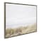 Kate and Laurel Sylvie East Beach Framed Canvas Wall Art by Amy Peterson Art Studio 28x38 Gray Coastal Beachy Art for Wall