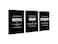 Throwback Traits Black and White Motivational Canvas Wall Art Set of 3 Framed GalleryWrapped Prints for Office Bedroom Living Room Hustle Grind Discipline ThrowbackTraits