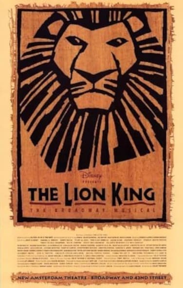 Poster Station The Lion King The Broadway Musical Poster Broadway Theater Play 11x17 MasterPoster Print 11x17