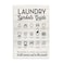 Stupell Industries Rustic Laundry Symbols Guide Wall Plaque Art 10 x 15 Inches Easy to Hang and Sturdy Made in USA by Lettered and Lined