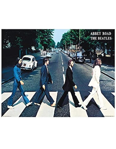 Trends International BeatlesAbbey Road Wall Poster 22375 x 34 Unframed Version Bedroom