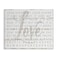 Stupell Industries Love Is Patient Grey on White Planked Look Canvas Art 30 x 24 Inches Easy to Hang and Sturdy Made in USA by Jennifer Pugh