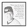 Stupell Industries Black and White Work Hard Derek Jeter Quote Wall Art 12 x 12 MultiColor