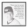 Stupell Industries Black and White Work Hard Derek Jeter Quote Wall Art 12 x 12 MultiColor