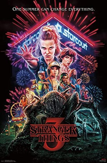 Trends International Netflix Stranger Things Season 3 One Sheet Wall Poster 22375 x 34 Unframed Version