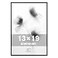 FrameWorks 13x19 Brushed Aluminum Poster Frames Modern Brushed Metal Design wShatterproof Plexiglass Perfect for Posters Artwork Paintings Wall Displays Home or Office Decor Black 1 Pack