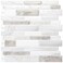 WOWSTAR 10 Sheet Marble Peel and Stick Backsplash for KitchenSelfAdhesive Tile Backsplash for Kitchen Bathroom 12 x 12 Beige White