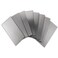 StyloVue 100 Pieces Peel and Stick Backsplash for Kitchen 3 x 6 PVC Subway Tile Upgraded Brushed Stainless Backsplash Stick on Tile Elevate Kitchen Bathroom FireplaceRV