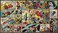 RoomMates JL1398M Marvel Comic Panel XL Water Activated Spray and Stick Removable Wall Mural 6 X 105