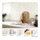 FunStick Marble Subway Tile Peel and Stick Backsplash for Kitchen 12x12 White Gold Stick on Back Splashes for Kitchens Peel and Stick Wall Tiles for Bathroom Shower Tile Stickers Waterproof 5 Sheets