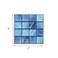 Geesatis 20 Pcs Adhesive Peel and Stick Tile Backsplash Decoration for Kitchen Bathroom PVC Wall Tile Blue 4x4inch