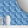 Geesatis 20 Pcs Adhesive Peel and Stick Tile Backsplash Decoration for Kitchen Bathroom PVC Wall Tile Blue 4x4inch