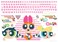 RoomMates RMK5391GM Powerpuff Girls Giant Peel and Stick Wall Decals with Alphabet for Personalization