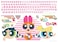 RoomMates RMK5391GM Powerpuff Girls Giant Peel and Stick Wall Decals with Alphabet for Personalization
