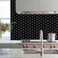 STICKGOO Peel and Stick Backsplash 10 Sheets Kitchen Mosaic Tile Sticker Black Brushed Aluminum Composite Panel Stick on Backsplash for Kitchen Countertop Bathroom Vanity