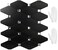 STICKGOO Peel and Stick Backsplash 10 Sheets Kitchen Mosaic Tile Sticker Black Brushed Aluminum Composite Panel Stick on Backsplash for Kitchen Countertop Bathroom Vanity