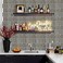 Vamos Tile Peel and Stick Backsplash Seamless TileStick on Backsplash for Kitchen and BathroomMarble Look PVC Mixed Metal Gold Self Adhesive Metal Mosaic Tiles 10 Sheets