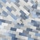 VAOVI Kitchen Tiles Backsplash Peel and Stick Metal Sticky Brick Mosaic Wall Stickers Bathroom Waterproof10TilesBlue