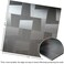 XUANINY 10Sheet Peel and Stick Metal Backsplash Tiles Self Adhesive Brushed Aluminum Subway 3D Wall Sticker for Kitchen Bathroom 10 Light Black Brushed