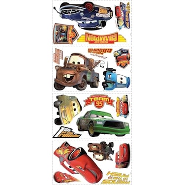 RoomMates Disney Pixar Cars Piston Cup Champs Peel Stick Wall Decals RMK1518GM