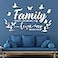Zonon Mirror Family Wall Letter Quotes Decor 3D Acrylic Wall Decal Stickers DIY Removable Art Decals Motivational Butterfly Mural Stickers for Home DecorSilver