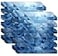 XUANINY Peel and Stick Tile Backsplash for Kitchen Bathroom SelfAdhesive Metal Aluminum 3D Wall Sticker 1181x118810 Sheets Blue