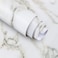 Ekmxmax White with Black Peel and Stick Wallpaper 16354 Marble Granite Texture Contact Paper Easy Remove Glossy Thick Vinyl Sticker Self Adhesive Waterproof for Kitchen Furniture Desk Countertop