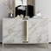 Ekmxmax White with Black Peel and Stick Wallpaper 16354 Marble Granite Texture Contact Paper Easy Remove Glossy Thick Vinyl Sticker Self Adhesive Waterproof for Kitchen Furniture Desk Countertop