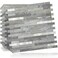 DICOFUN 10Sheet Peel and Stick Backsplash Wall Tile PVC Kitchen Backsplash Peel and Stick in Distressed Wood 94 sqft