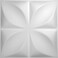 Ekena Millwork WP12X12HEWH 11 78W x 11 78H Helene EnduraWall Decorative 3D Wall Panel Covers 098 Sq Ft White