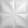 Ekena Millwork WP12X12HEWH 11 78W x 11 78H Helene EnduraWall Decorative 3D Wall Panel Covers 098 Sq Ft White