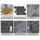 GRIPRO Peel and Stick Backsplash Wall Tile for Kitchen Backsplash 11x11 3D Adhesive Backsplash Tile for Kitchen Bathroom 3D Wall Panels 4 Sheets Dark Grey