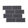 GRIPRO Peel and Stick Backsplash Wall Tile for Kitchen Backsplash 11x11 3D Adhesive Backsplash Tile for Kitchen Bathroom 3D Wall Panels 4 Sheets Dark Grey