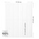 Smart Tiles SMART TILES Peel and Stick Backsplash 5 Sheets of 1143 x 9 3D Adhesive Peel and Stick Tile Backsplash for Kitchen Bathroom Wall Tile
