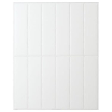 Smart Tiles SMART TILES Peel and Stick Backsplash 5 Sheets of 1143 x 9 3D Adhesive Peel and Stick Tile Backsplash for Kitchen Bathroom Wall Tile
