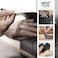 Smart Tiles SMART TILES Peel and Stick Backsplash 5 Sheets of 1156 x 838 3D Adhesive Peel and Stick Tile Backsplash for Kitchen Bathroom Wall Tile