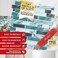 XFasten Kitchen Backsplash Sticky Tiles 10pcs 12 x 12 wMini Cutter Teal Peel and Stick Tile Backsplash for Kitchen Shower and Bathroom Waterproof Back Splashes for Kitchens Peel and Stick