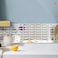 XIHACTY Peel and Stick Beveled Mirror Glass Tile25x1 Inch Mirror Backsplash Tiles Cute Mirror Strip Tile for Kitchen Bathroom Wall32 Pcs