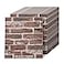 Greymond 3D Wall Panels Peel and Stick in Red White 40 PCS XPE Foam 3D Wallpaper Faux Brick Wall Panels for Bedroom Stairs Kitchen