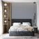 Amiya Light Grey Peel and Stick Wallpaper Solid Color Textured Contact Paper Pure Grey Self Adhesive Wallpaper Matte Removable Wall Paper Decorative Walls Decal Vinyl Roll 157120