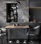 burgeliy Grey Marble Vinyl Wrap Protector Auto Modification Wallpaper 158x356 Classic Style Waterproof HeatResistant3D Thickened Peel and Stick Countertops Cabinets Self Adhesive Tint Film