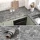 burgeliy Grey Marble Vinyl Wrap Protector Auto Modification Wallpaper 158x356 Classic Style Waterproof HeatResistant3D Thickened Peel and Stick Countertops Cabinets Self Adhesive Tint Film
