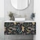 COKCOKR Dark Leaves Peel and Stick Wallpaper 1771 x 1181 SelfAdhesive Removable Floral Wallpaper