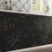 Decotalk Embossed Wallpaper Black Peel and Stick Wallpaper Textured 177x200 Embossed Wall Paper Removable Black Textured Vinyl Contact Paper for Cabinets and Drawers