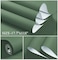 Dimoon 590x177 Green Peel and Stick Wallpaper Contact Paper Modern Self Adhesive Wall Paper Removable Renter Friendly Textured Solid Color Shelf Cabinet Vinyl Roll 590x177Dark Green