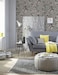 Dviolet 177 x 3937 Peel and Stick Wallpaper Grey Floral Contact Paper Removable Wallpaper Decorative Self Adhesive Modern Wall Paper