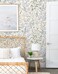 Erfoni 169x118 Leaf Peel and Stick Wallpaper Green and Beige Removable Wallpaper Green Leaf Self Adhesive Stick on Wall Paper DIY Boho Contact Paper for Cabinets Accent Wall Waterproof Vinyl Roll